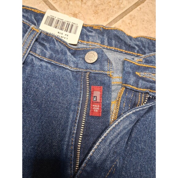 Lauren Ralph Lauren Blue Straight Leg Jeans - Picture 2 of 7